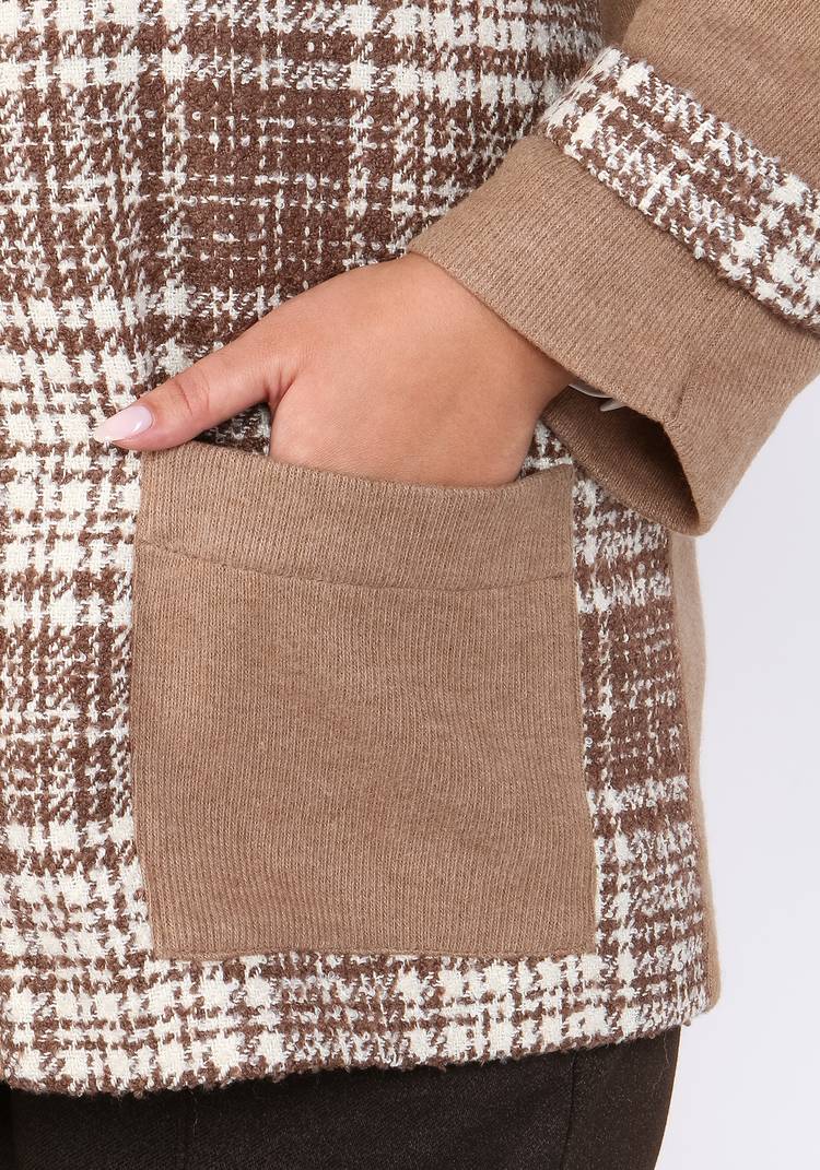 Жакет с комбинированными вставками шир.  750, рис. 8