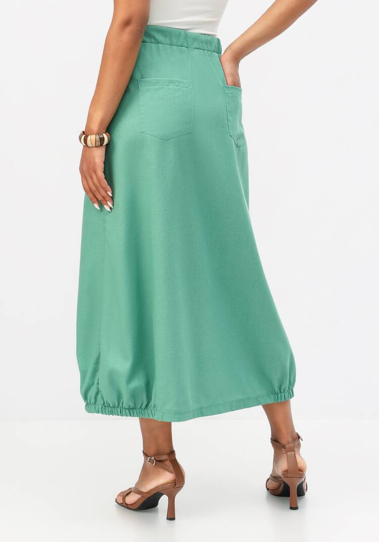 Юбка с эластичной лентой на талии и по низу шир.  750, рис. 3