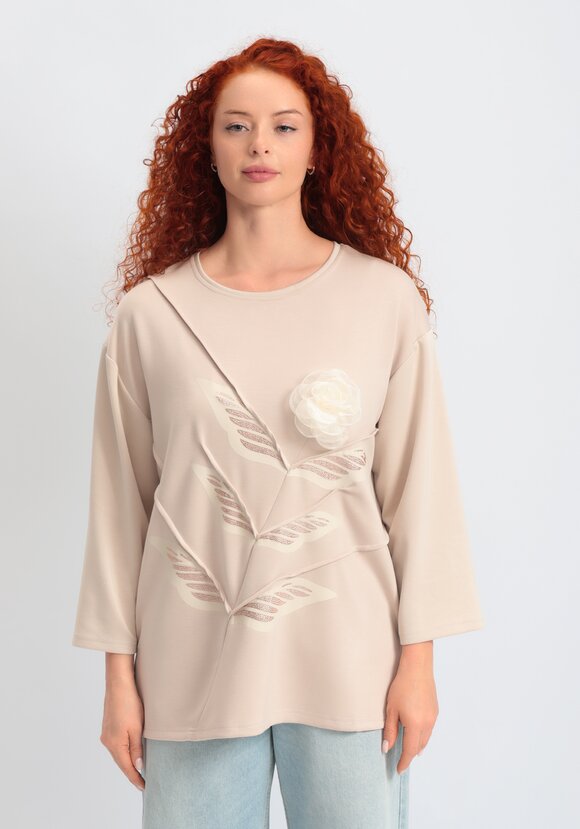 Блуза прямого кроя Катрин шир.  580, рис. 10