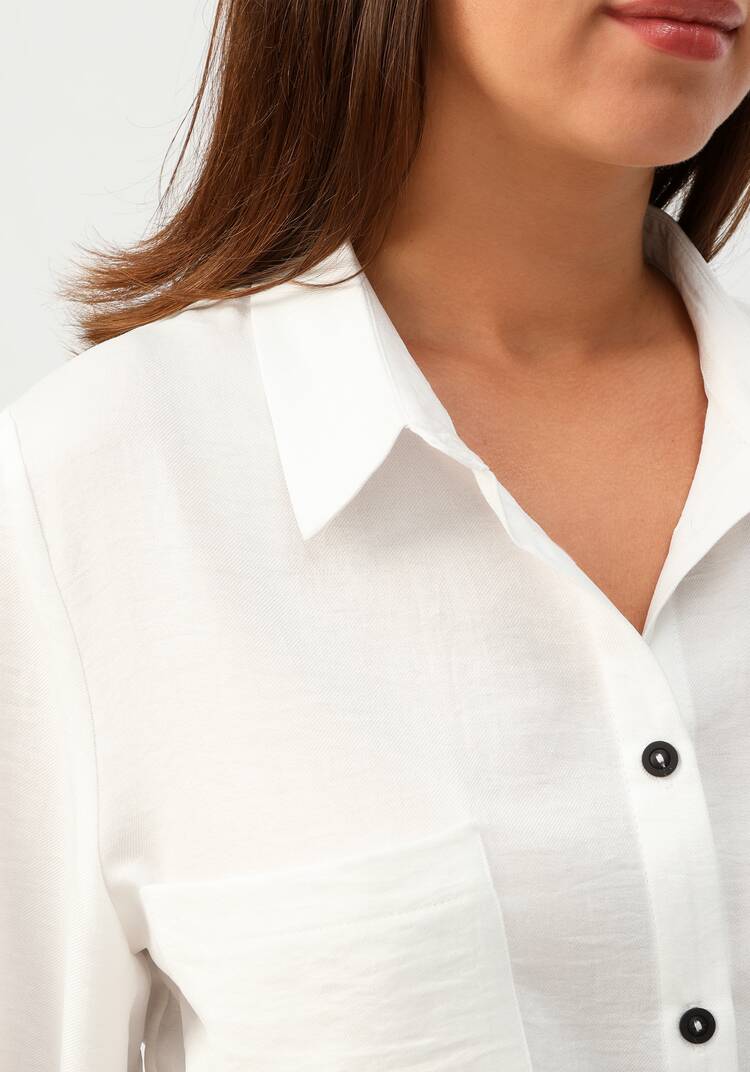 Туника с контрастными пуговицами на поясе шир.  750, рис. 5