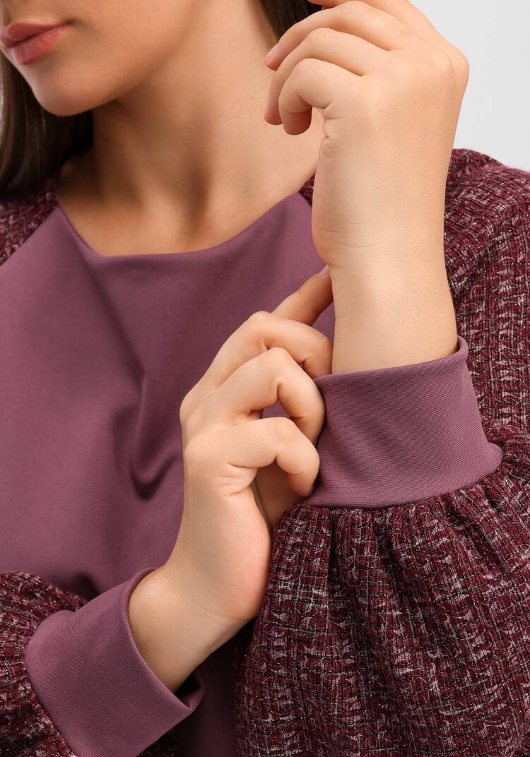 Блуза комбинированная свободного кроя шир.  750, рис. 14