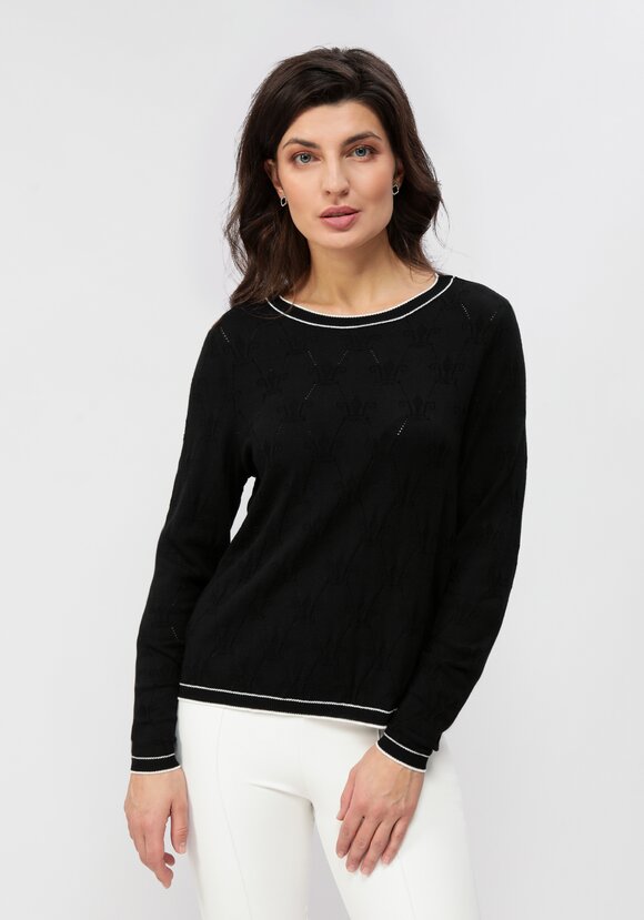 Джемпер с фактурным принтом шир.  580, рис. 7