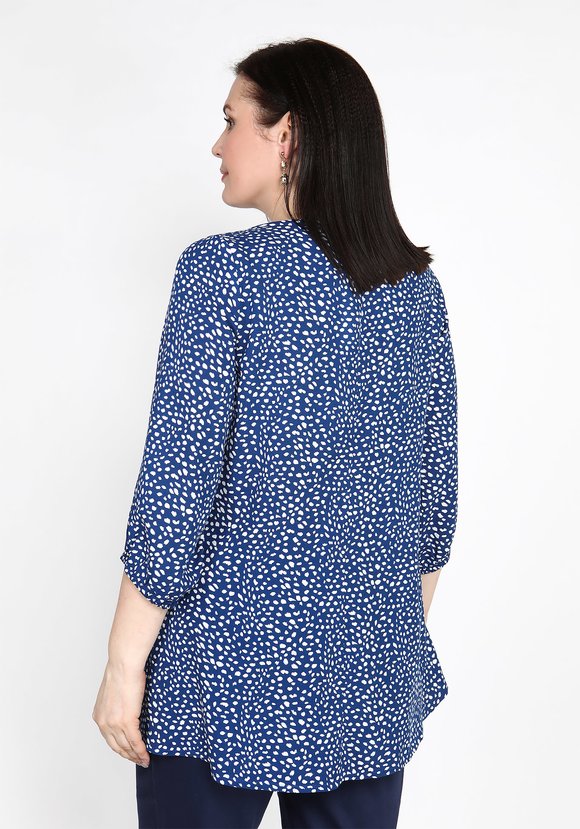 Туника А-силуэта с принтом шир.  580, рис. 3