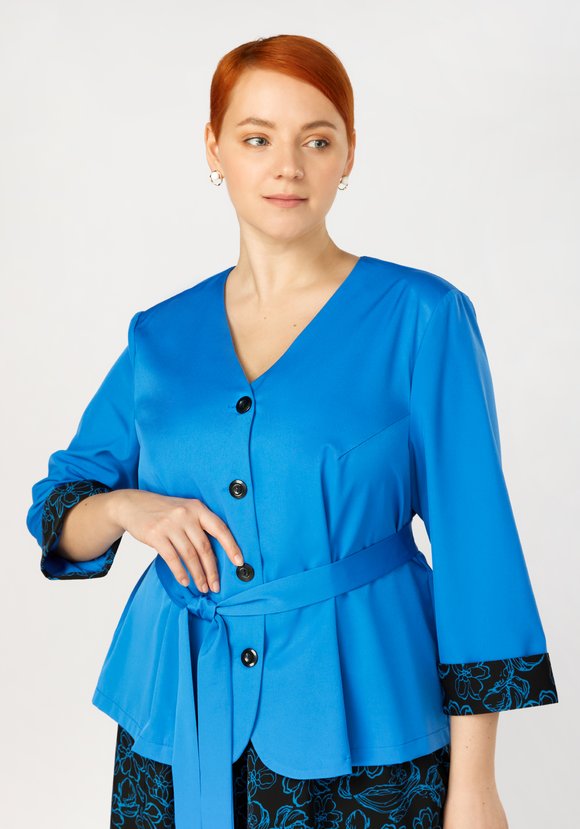 Комплект: пиджак с юбкой шир.  580, рис. 3