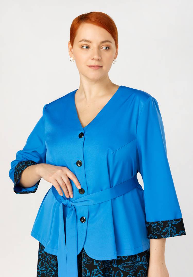 Комплект: пиджак с юбкой шир.  750, рис. 3