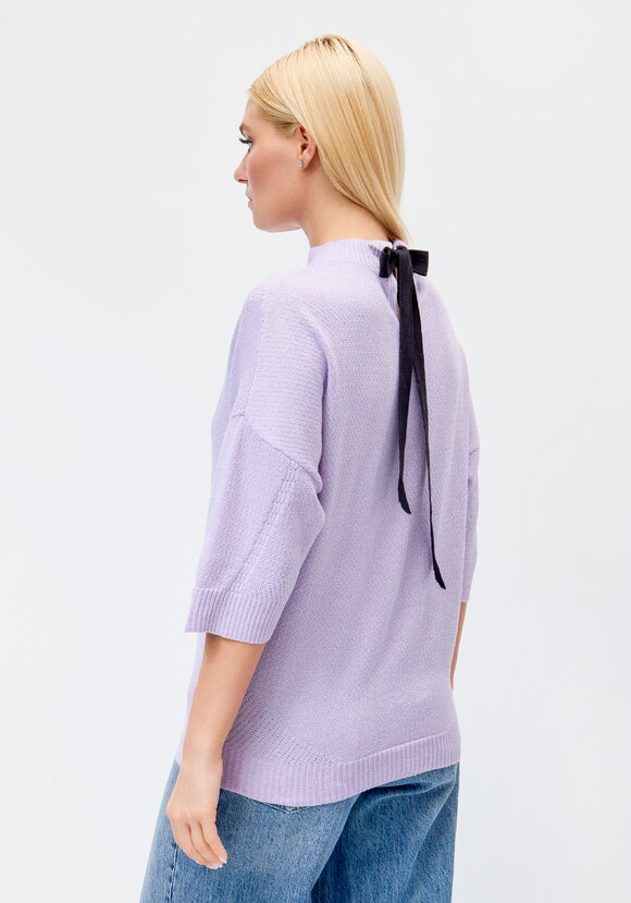 Джемпер с лентами на шее сзади шир.  580, рис. 24