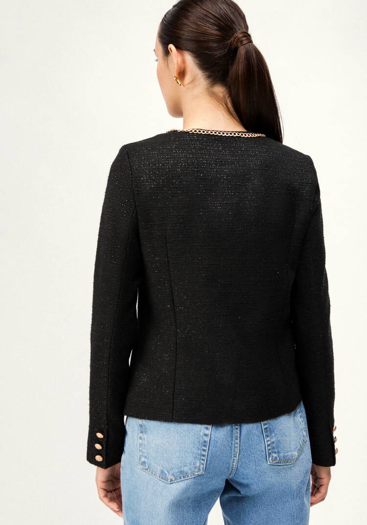 Пиджак из твида с декором шир.  750, рис. 11