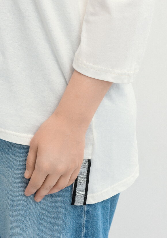 Туника с принтом на груди шир.  580, рис. 6