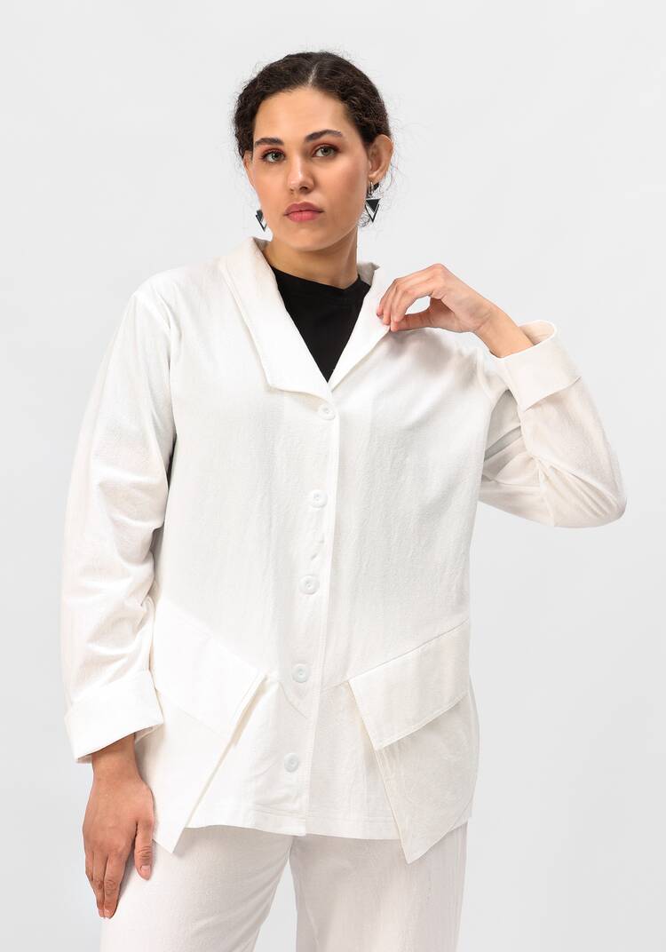 Пиджак оригинального кроя шир.  750, рис. 37