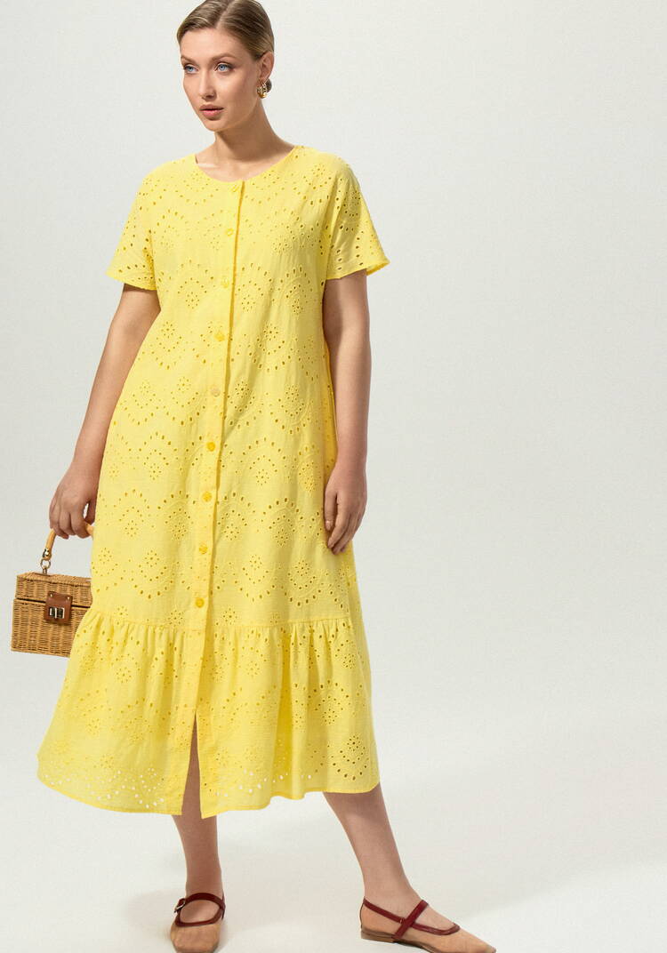 Платье ажурное с цельнокроеным рукавом шир.  750, рис. 9