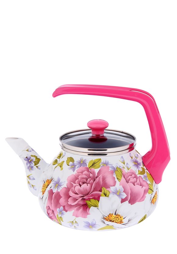 Эмалированный чайник Пион шир.  580, рис. 1