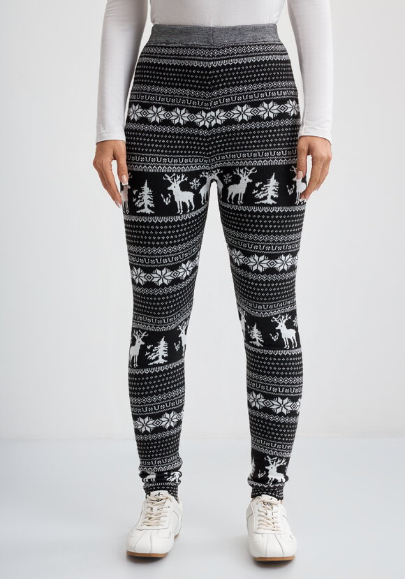 Лосины с принтом утепленные на меху шир.  580, рис. 10