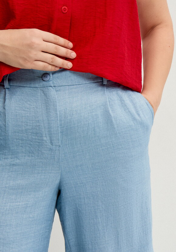 Брюки прямые со стрелками Оливия шир.  580, рис. 16