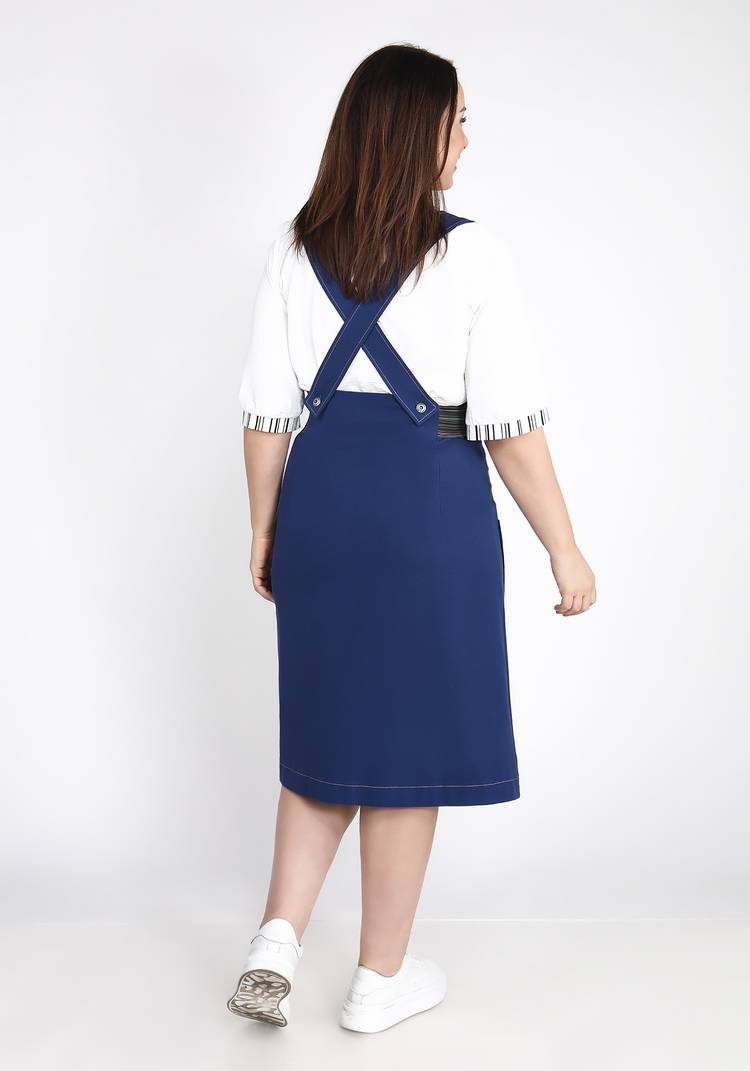 Сарафан джинсовый на пуговицах шир.  750, рис. 7