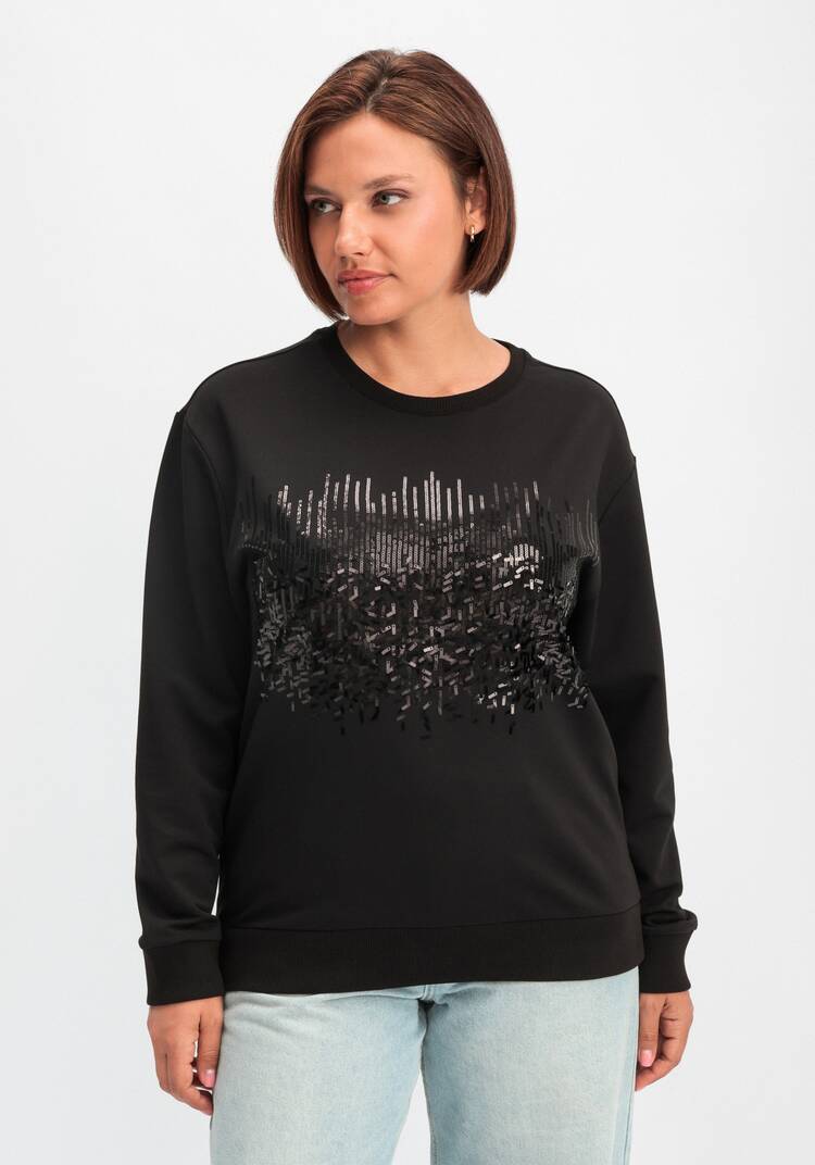 Свитшот с абстрактным рисунком из пайеток шир.  750, рис. 27