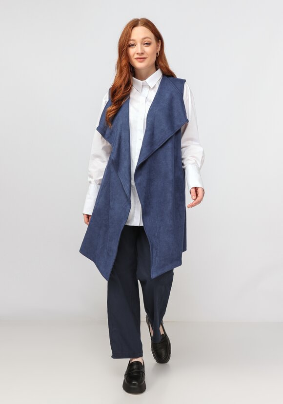 Жилет свободного кроя без застежки шир.  580, рис. 13