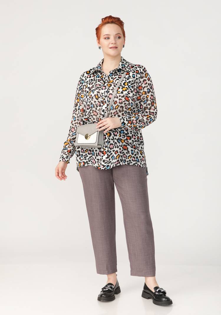 Блуза Королевская утонченность шир.  750, рис. 3