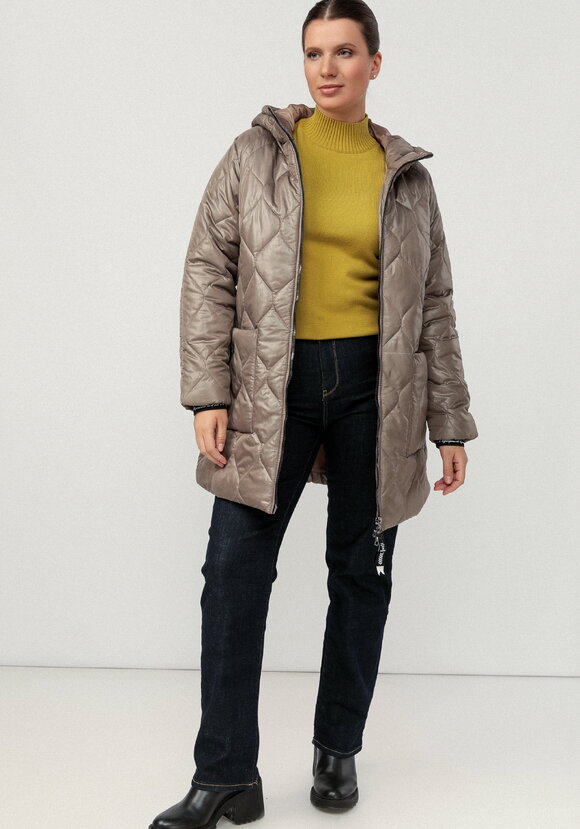 Куртка на молнии с капюшоном Милана шир.  580, рис. 1