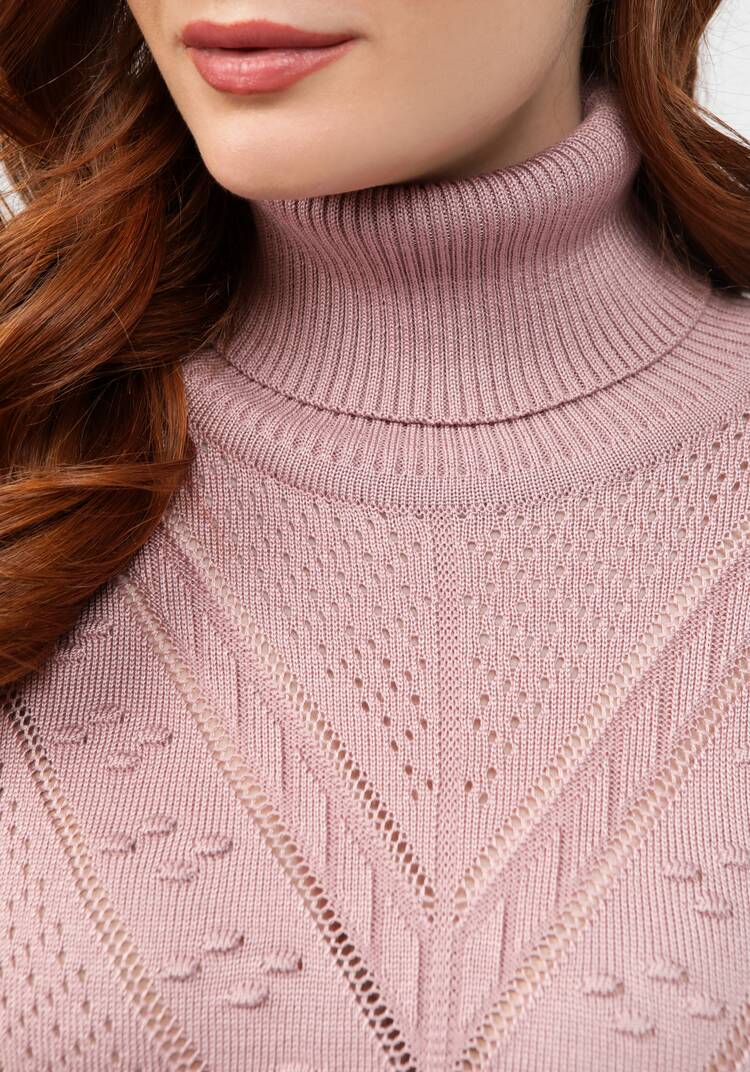 Джемпер прямого силуэта с ажурным рисунком шир.  750, рис. 21