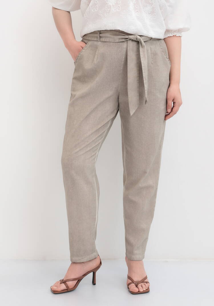 Брюки-бананы с завязками шир.  750, рис. 7