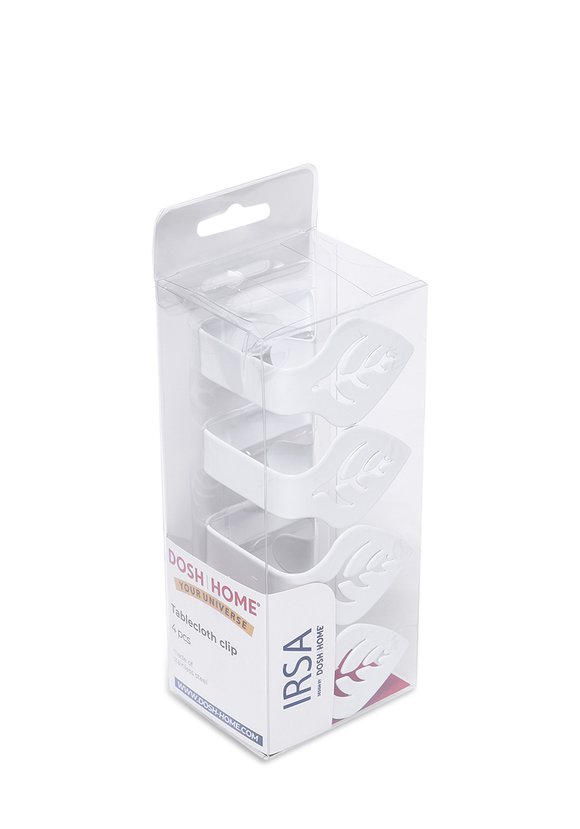 DOSH HOME Клипса для скатерти IRSA, белый шир.  580, рис. 2