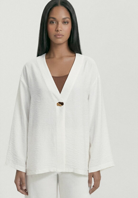 Жакет свободного кроя на пуговице Агата шир.  580, рис. 4