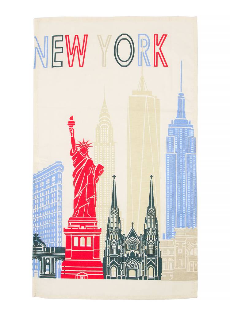 Комплект льняных полотенец  с принтом шир.  750, рис. 4