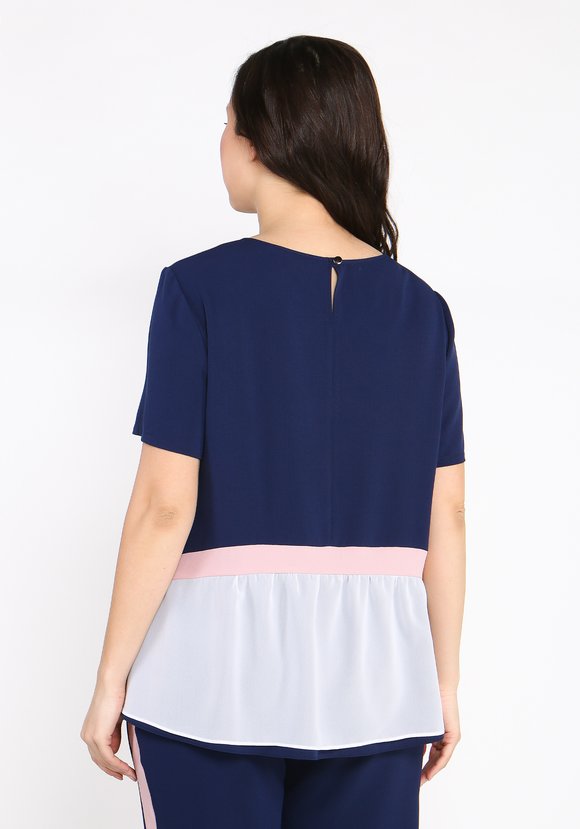 Блуза с коротким рукавом Мия шир.  580, рис. 6