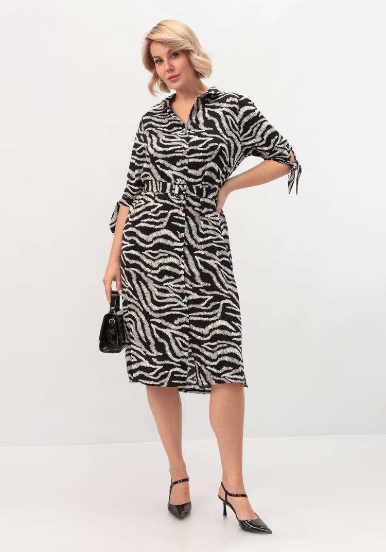 Платье-рубашка прямого силуэта с разрезами шир.  750, рис. 17