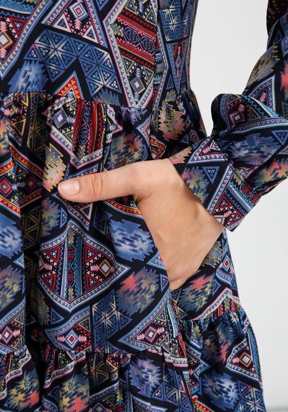 Блуза оверсайз с ярусами шир.  580, рис. 6