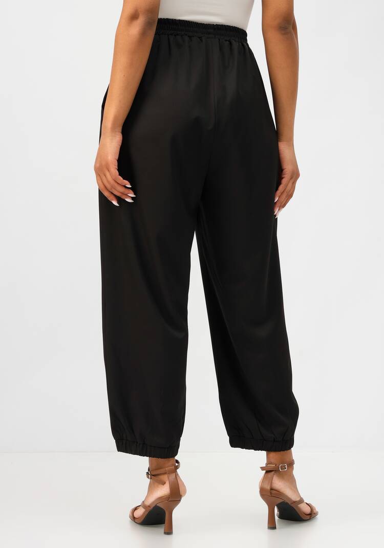 Брюки бананы на резинке с карманами шир.  750, рис. 3