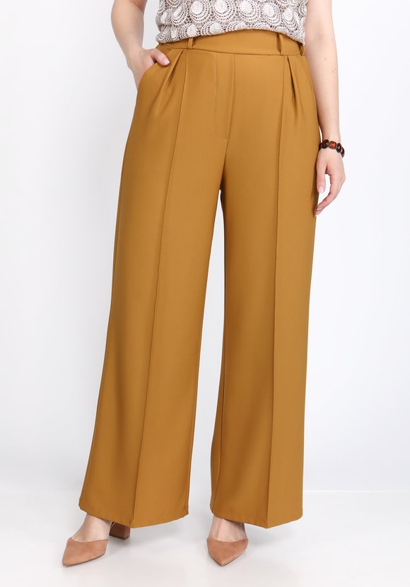 Брюки широкие на резинке со стрелками шир.  580, рис. 9