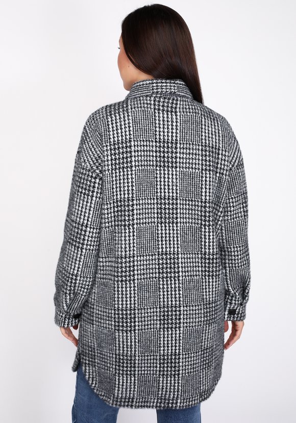 Полупальто рубашечного кроя из шерсти шир.  580, рис. 6