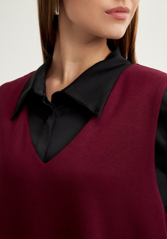 Сарафан трикотажный ,прямой с разрезами шир.  580, рис. 5