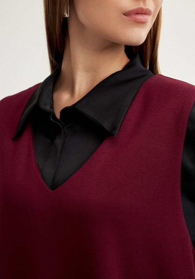 Сарафан трикотажный ,прямой с разрезами шир.  750, рис. 5