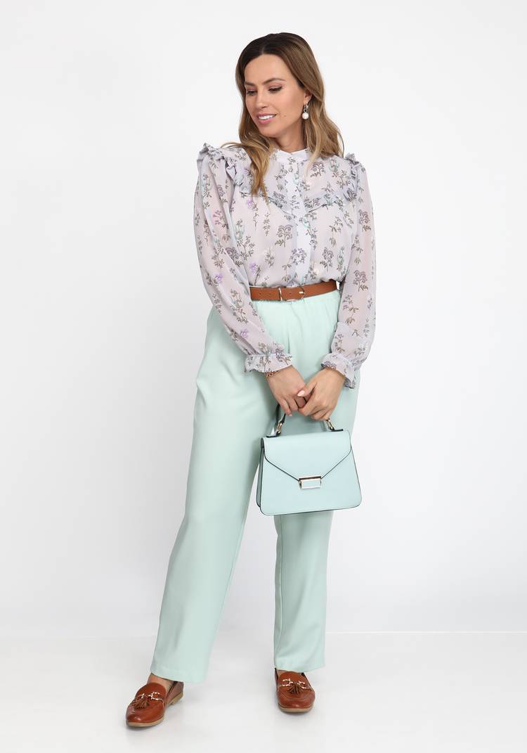 Блуза Пение птиц шир.  750, рис. 11