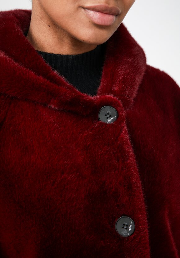 Полупальто из экомеха Моника шир.  580, рис. 28