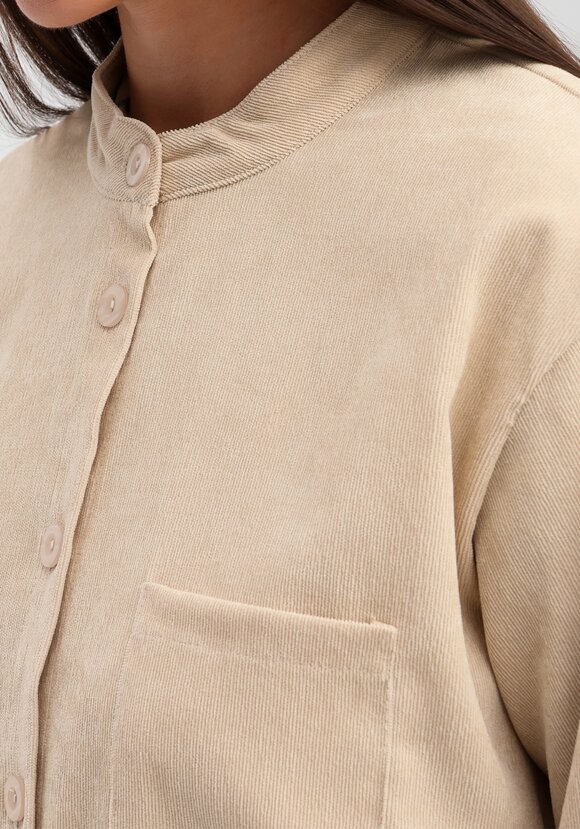 Рубашка оверсайз с воротником-стойкой шир.  580, рис. 29