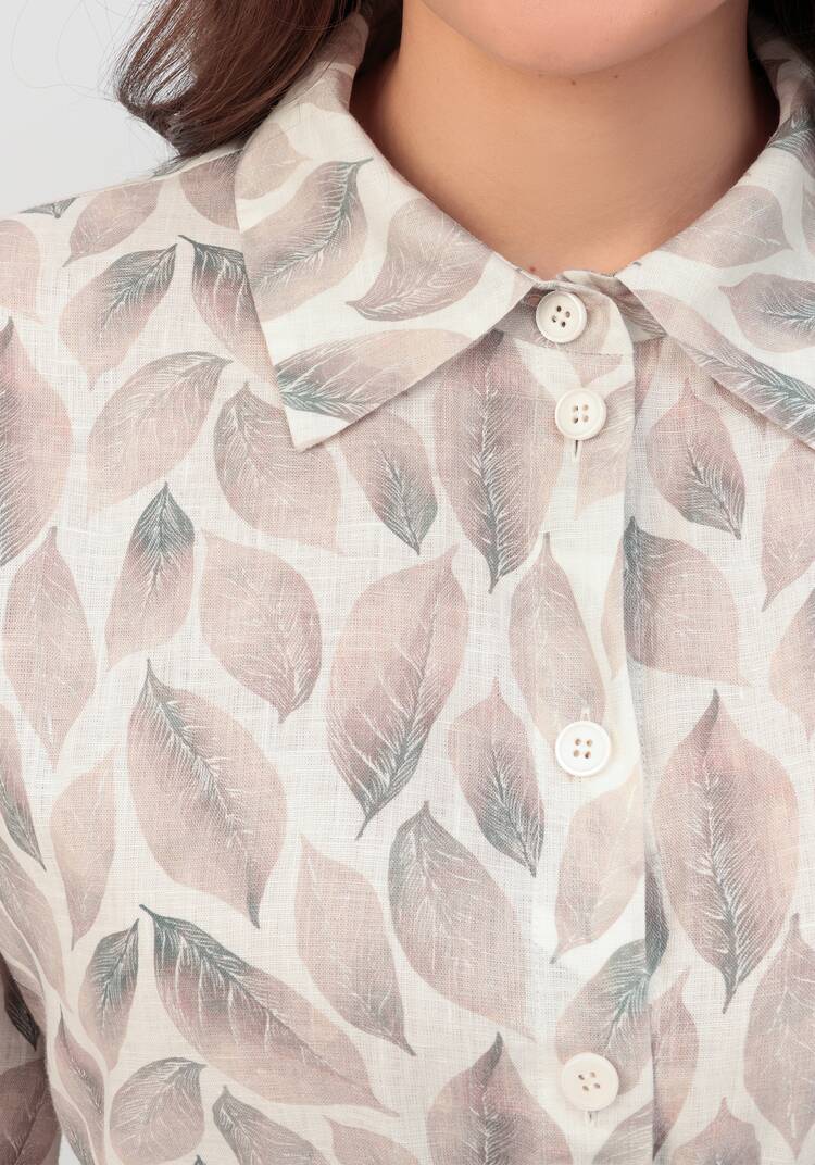 Рубашка удлиненная на поясе шир.  750, рис. 5