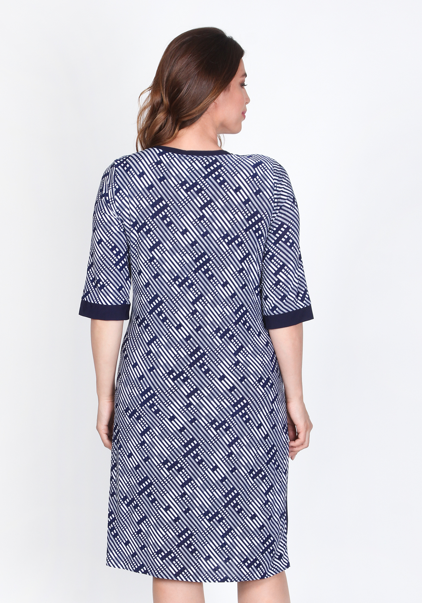 Платье «Эдна», размер 50, цвет треугольники - фото 3