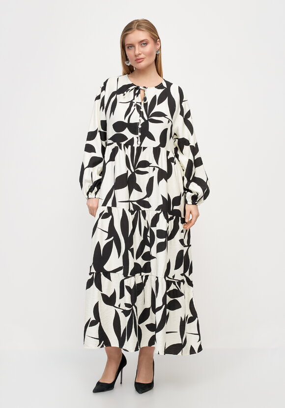 Платье Элегантный штрих шир.  580, рис. 4