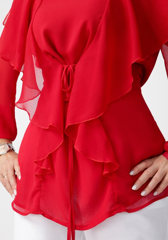 Туника удлиненная с широким воротником шир.  580, рис. 6