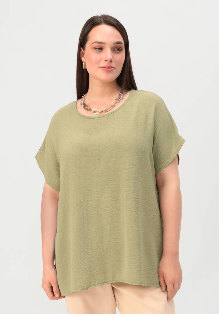 Блуза базовая со спущенной линией плеча шир.  750, рис. 33