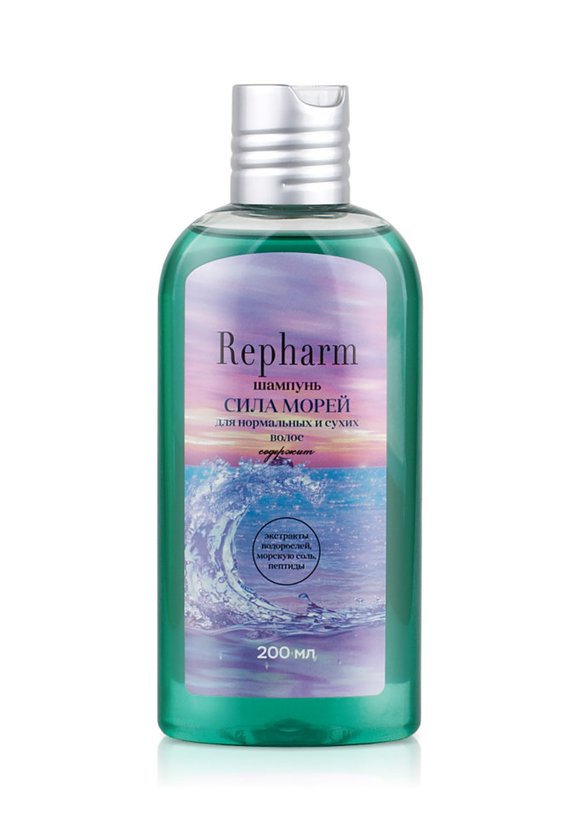 Шампунь СИЛА МОРЕЙ для нормальных/сухих волос шир.  580, рис. 1