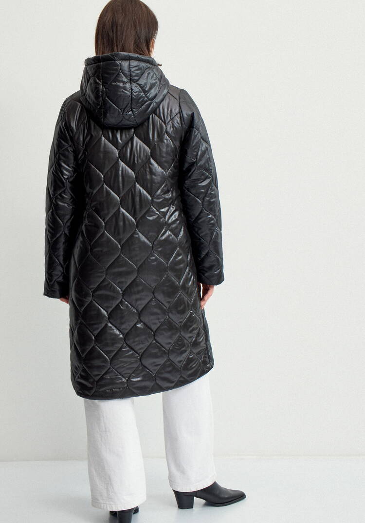 Куртка прямого кроя с капюшоном на молнии шир.  750, рис. 36