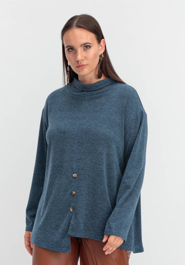 Джемпер с асимметричным низом шир.  750, рис. 8