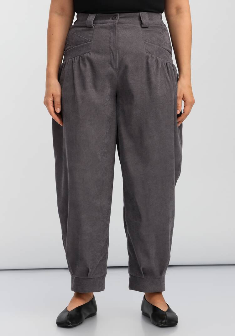 Брюки-бананы с манжетами по низу шир.  750, рис. 20