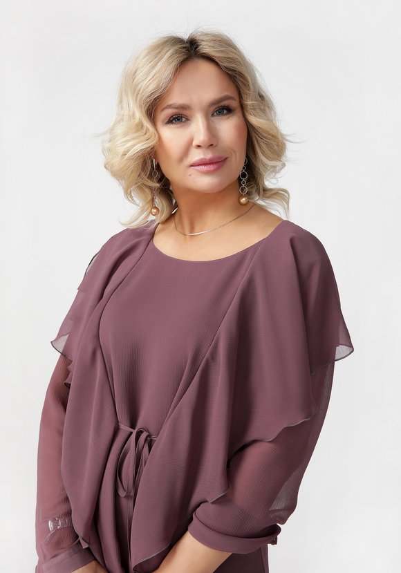 Туника удлиненная с широким воротником шир.  580, рис. 14