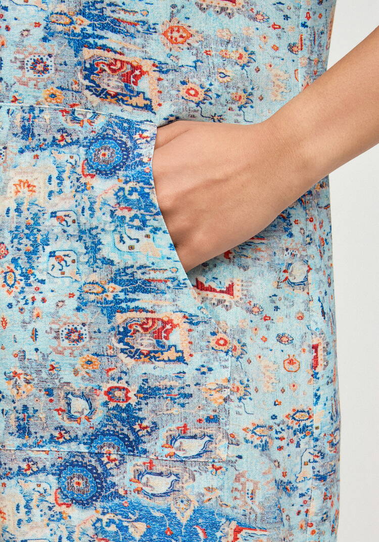 Платье изо льна Летний шик шир.  750, рис. 16