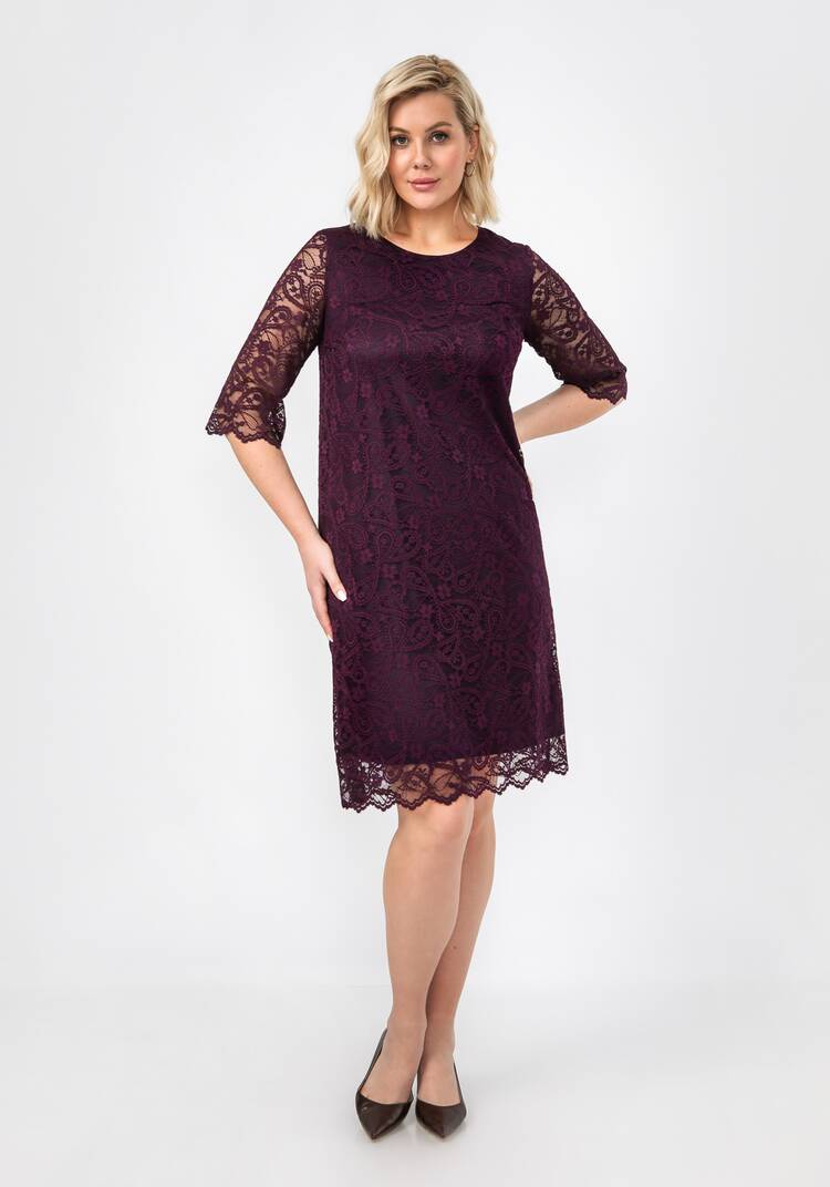 Платье из эластичного гипюра шир.  750, рис. 30